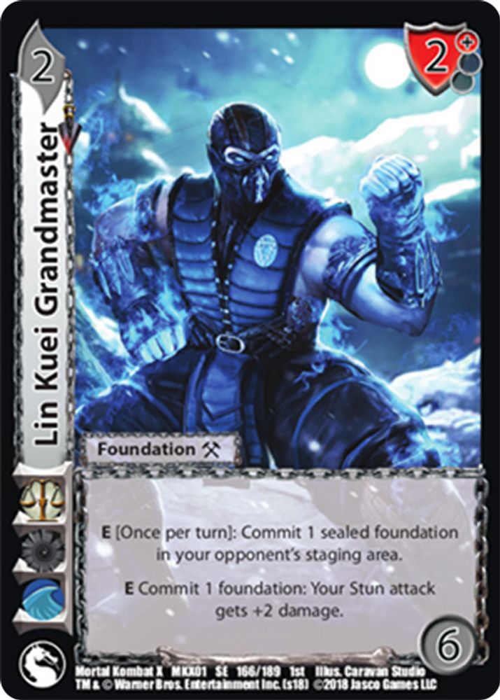 Lin Kuei Grandmaster, Standard, front