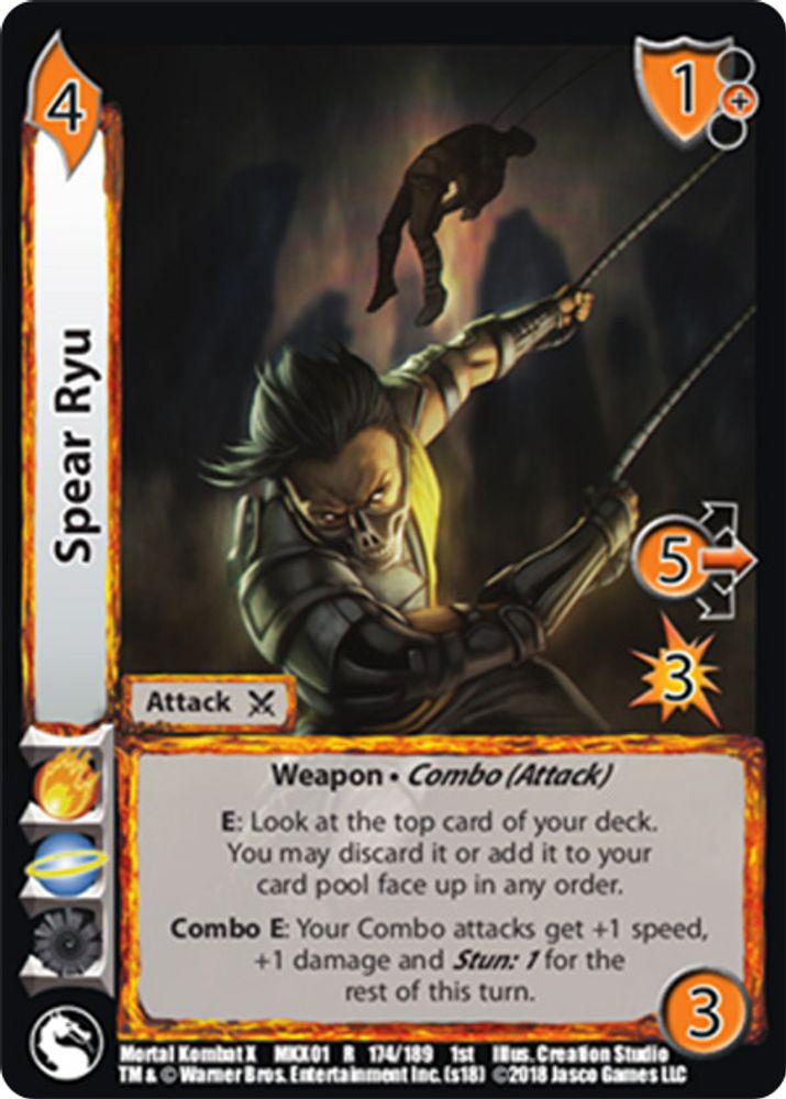 Spear Ryu, Foil, front