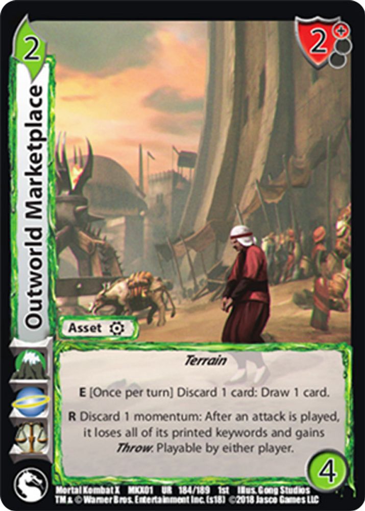 Outworld Marketplace, Standard, front