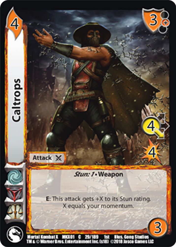 Caltrops, Standard, front