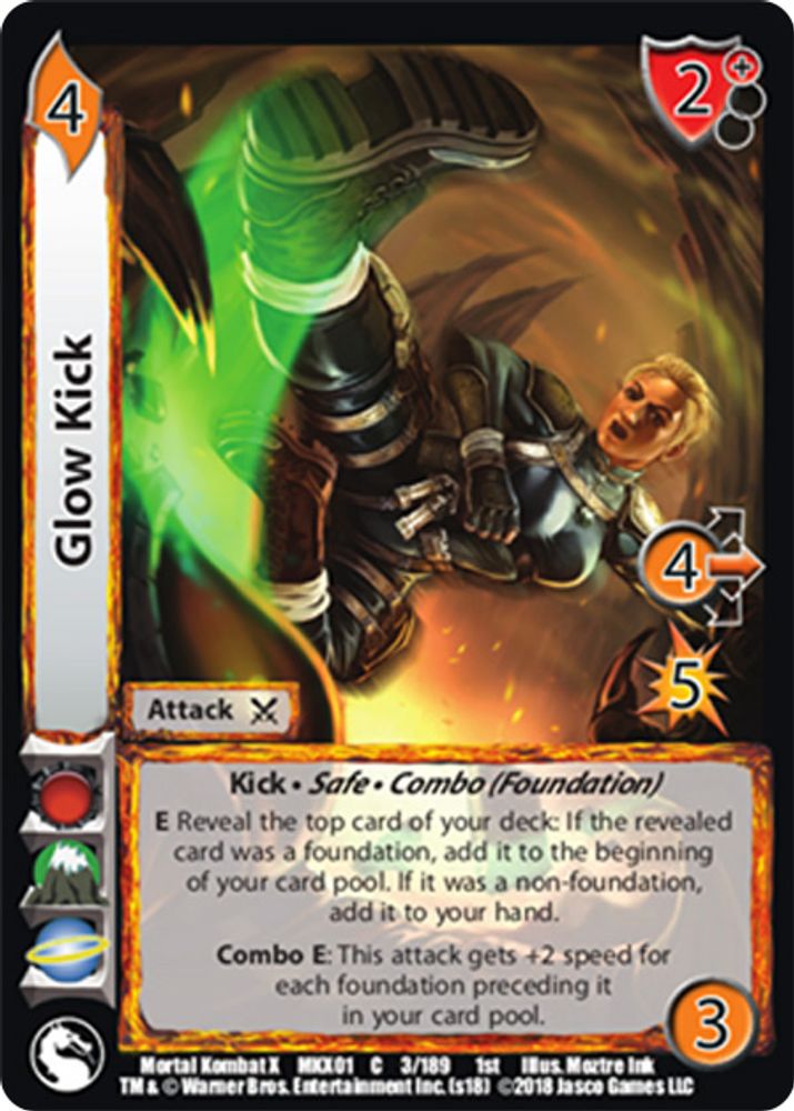 Glow Kick, Standard, front