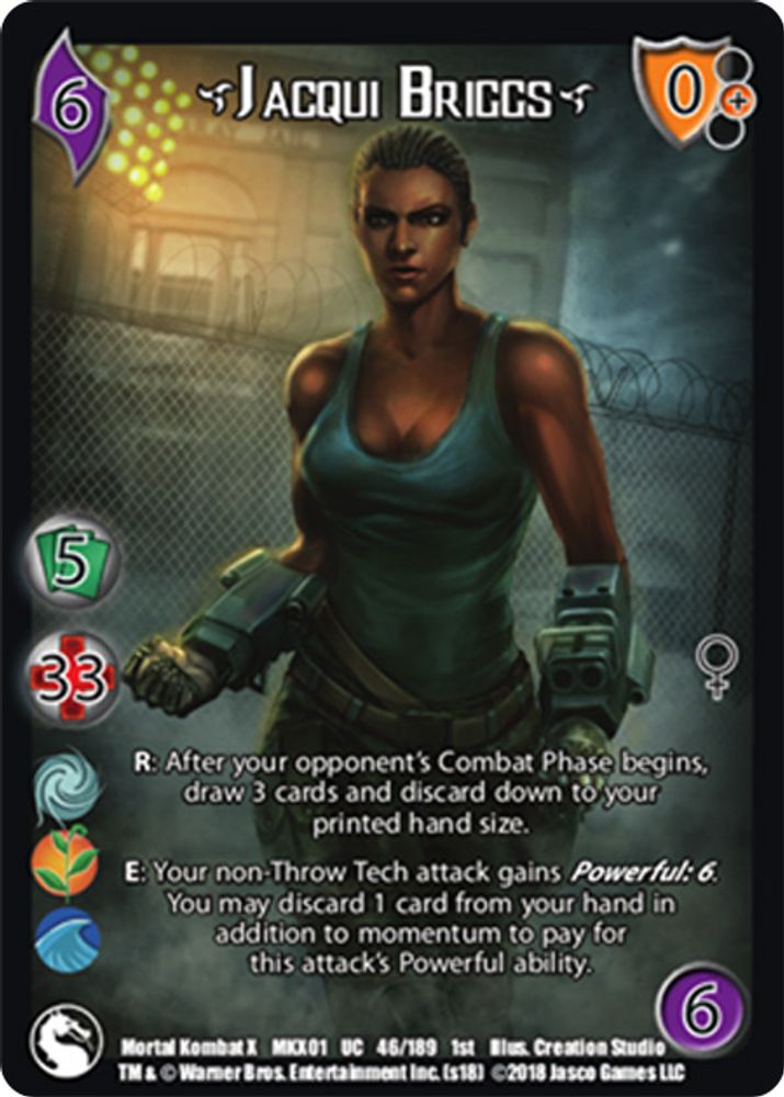 Jacqui Briggs*, Standard, front