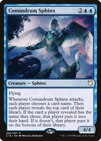 Conundrum Sphinx, Commander 2018