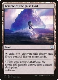 Temple of the False God, Commander 2018