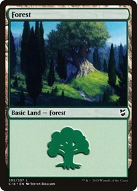 Forest (305), Commander 2018