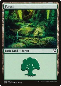 Forest (306), Commander 2018