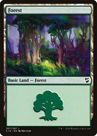 Forest (307), Commander 2018