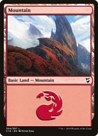 Mountain (304), Commander 2018