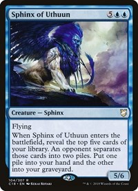 Sphinx of Uthuun, Commander 2018