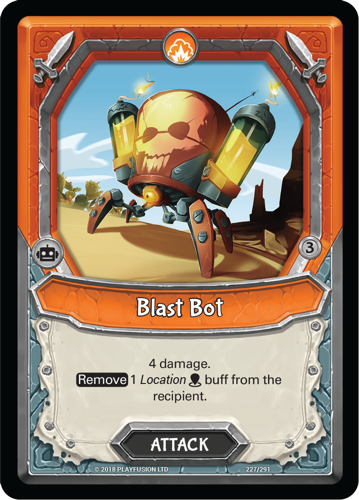 Blast Bot (Unclaimed), Standard, front
