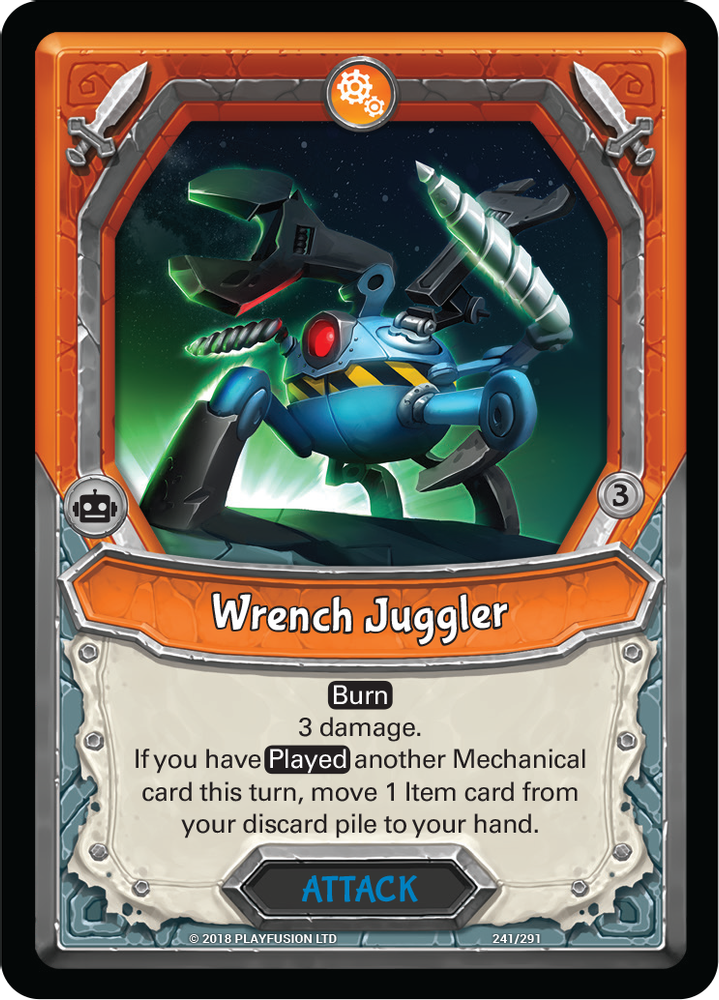 Wrench Juggler (Unclaimed), Standard, front