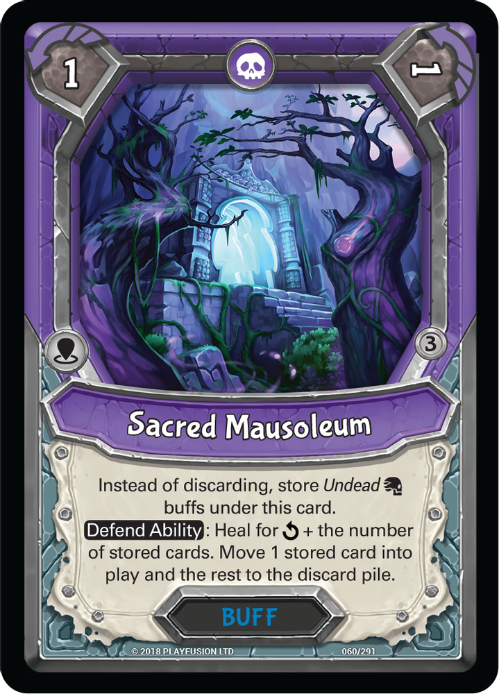 Sacred Mausoleum (Unclaimed), Standard, front