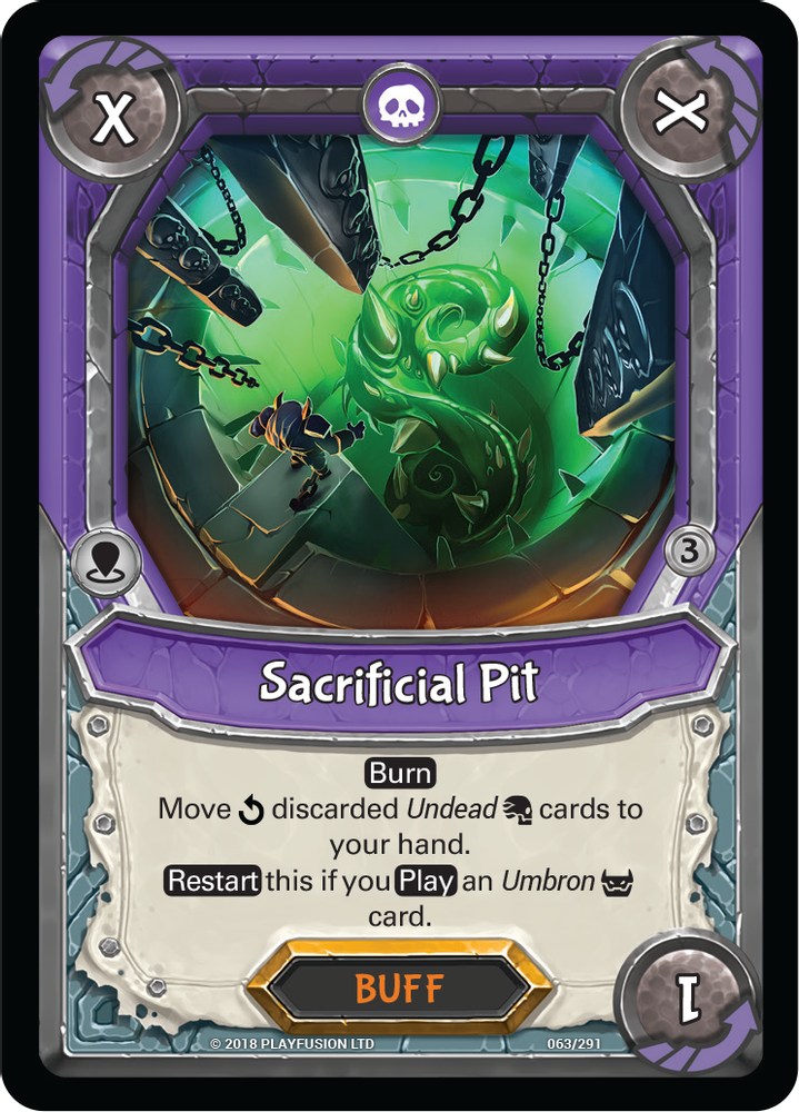 Sacrificial Pit (Unclaimed), Standard, front