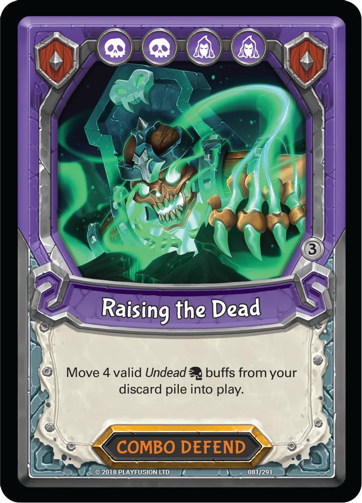 Raising the Dead (Claimed), Standard, front