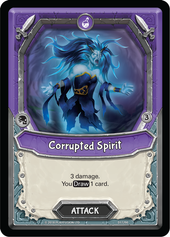 Corrupted Spirit (Claimed), Standard, front