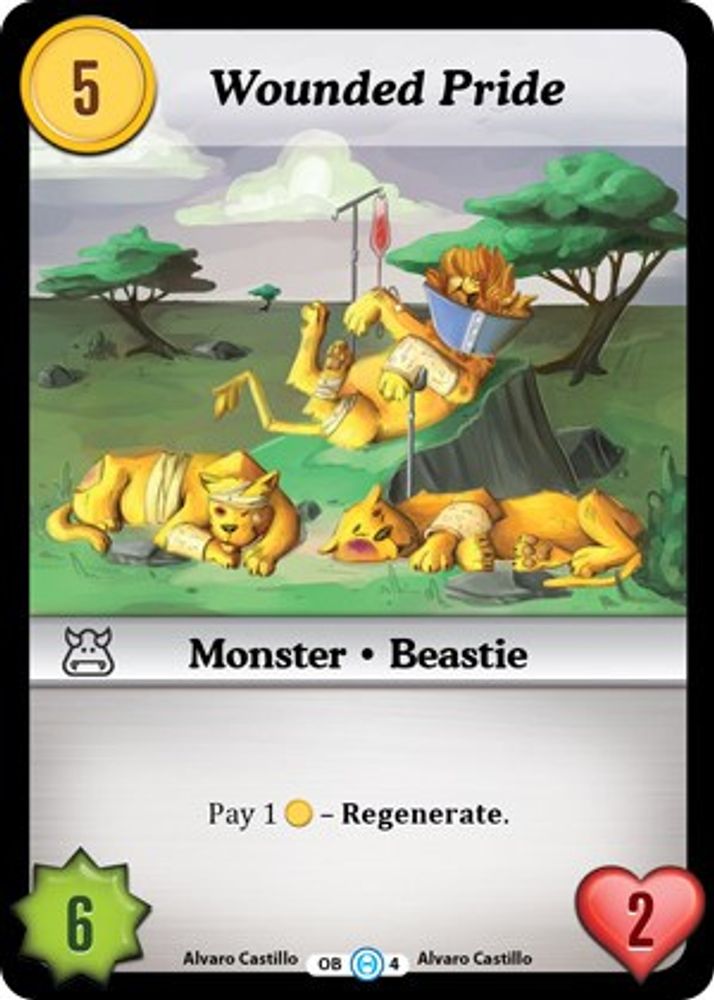Wounded Pride (Alt 1), Standard, front