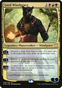 Lord Windgrace (Commander 2018), Oversize Cards