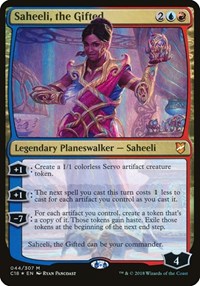 Saheeli, the Gifted (Commander 2018), Oversize Cards