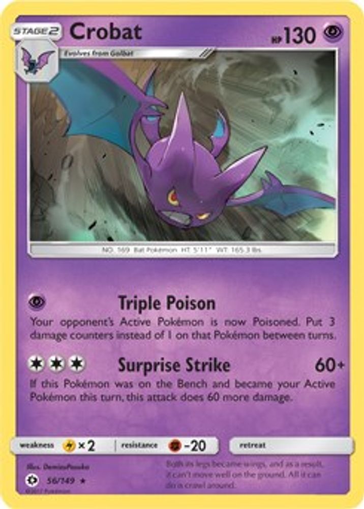 Crobat - 56/149 (Cosmos Holo)