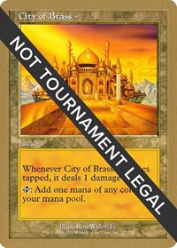 City of Brass - 2002 Brian Kibler (7ED), World Championship Decks
