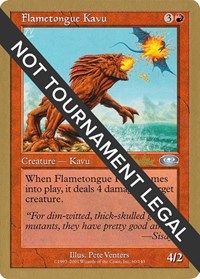 Flametongue Kavu - 2002 Brian Kibler (PLS), World Championship Decks