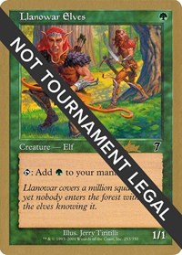 Llanowar Elves - 2002 Brian Kibler (7ED), World Championship Decks