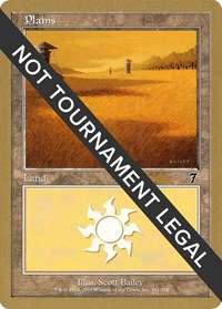 Plains (341) - 2002 Brian Kibler (7ED), World Championship Decks