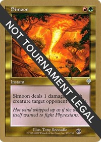 Simoon - 2002 Brian Kibler (INV) (SB), World Championship Decks