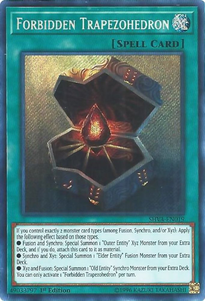Forbidden Trapezohedron, 1st-edition, front