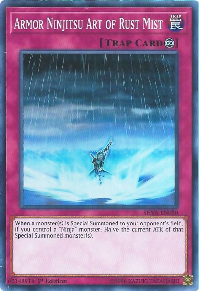 Armor Ninjitsu Art of Rust Mist, 1st-edition, front