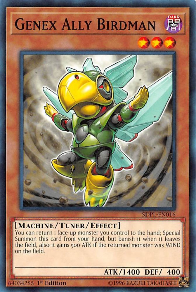 Genex Ally Birdman, 1st-edition, front
