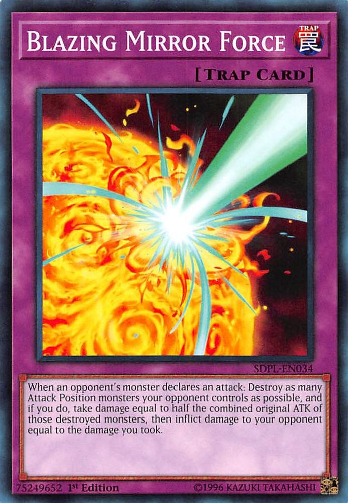 Blazing Mirror Force, 1st-edition, front