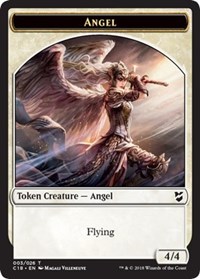 Angel // Soldier Double-Sided Token, Commander 2018