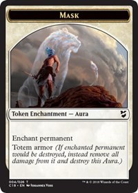 Mask // Soldier Double-Sided Token, Commander 2018