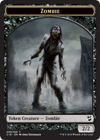 Zombie // Angel Double-Sided Token, Commander 2018
