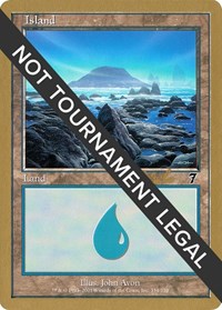 Island (334) - 2002 Carlos Romao (7ED), World Championship Decks