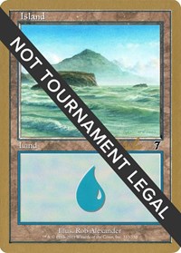 Island (333) - 2002 Carlos Romao (7ED), World Championship Decks