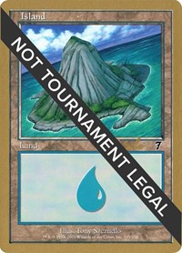 Island (335) - 2002 Carlos Romao (7ED), World Championship Decks