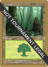 Forest (329) - 2002 Raphael Levy (7ED), World Championship Decks