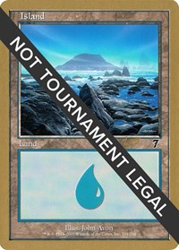 Island (334) - 2002 Raphael Levy (7ED), World Championship Decks