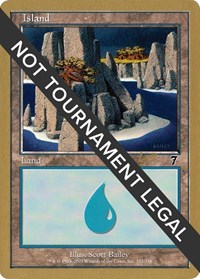 Island (332) - 2002 Raphael Levy (7ED), World Championship Decks