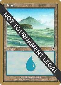 Island (333) - 2002 Raphael Levy (7ED), World Championship Decks