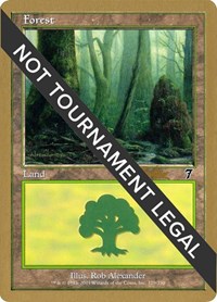 Forest (329) - 2002 Sim Han How (7ED), World Championship Decks