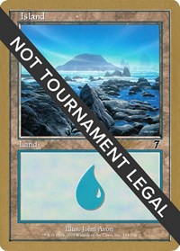 Island (334) - 2002 Sim Han How (7ED), World Championship Decks