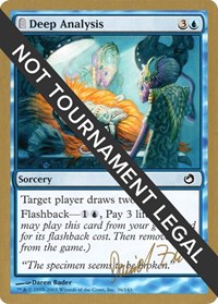 Deep Analysis - 2003 Daniel Zink (TOR), World Championship Decks