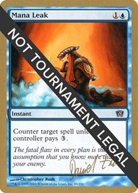 Mana Leak - 2003 Daniel Zink (8ED), World Championship Decks