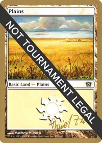 Plains (332) - 2003 Daniel Zink (8ED), World Championship Decks