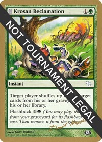 Krosan Reclamation - 2003 Dave Humpherys (JUD) (SB), World Championship Decks
