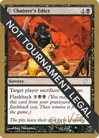 Chainer's Edict - 2003 Peer Kroger (TOR), World Championship Decks