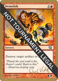 Demolish - 2003 Peer Kroger (8ED) (SB), World Championship Decks